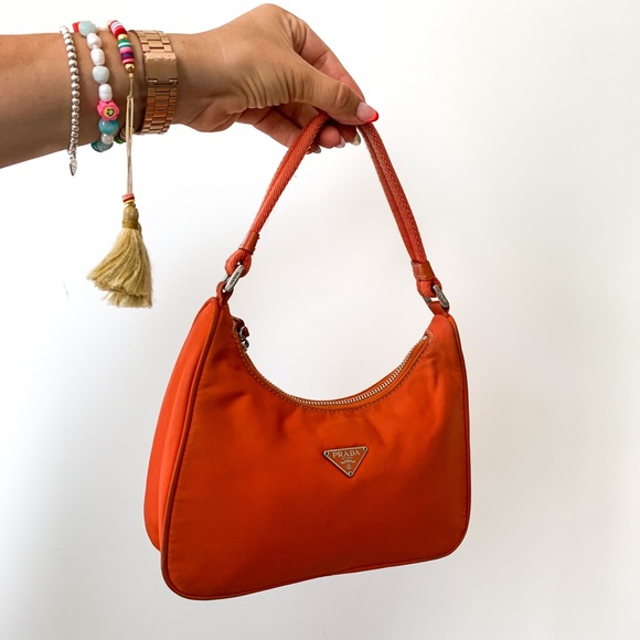 SOLD Vintage 🍊 Prada Tessuto Handbag - Picture 3 of 14